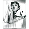 Image 1 : Claudette Colbert Autographed Negative and Photograph