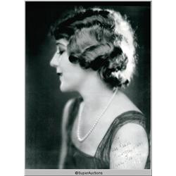Mary Pickford Autographed Negative and Photograph ca. 1928