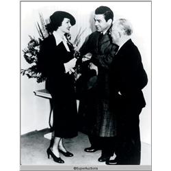 Claudette Colbert and Max Factor Negative and Photographs