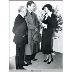 Claudette Colbert and Max Factor Negative and Photographs