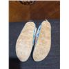Image 3 : Early Mid 20th century Hand-Beaded Plains Style Native American Moccasins, Leather Soles