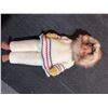Image 5 : HBC Inuit 1920’s Doll With Fur Trim, Handmade Seal Skin Mittens lg/xlg. Beaded Necklaces An