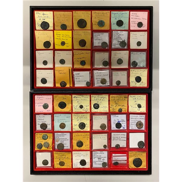 ANCIENT GREEK: LOT of 60 bronzes