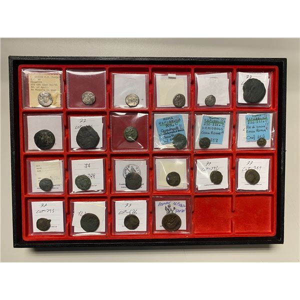 ROMAN REPUBLIC: LOT of 22 coins