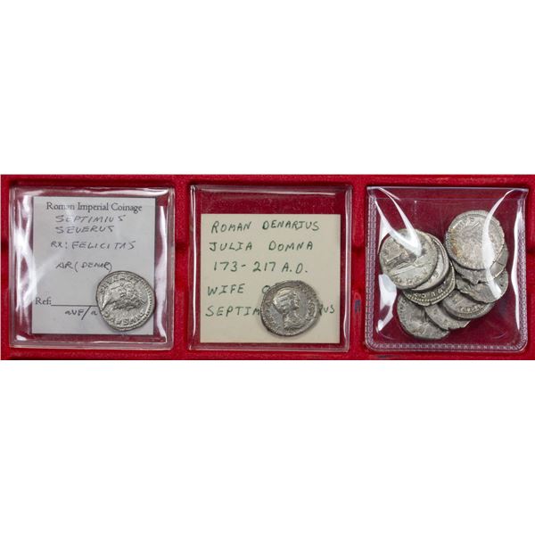 ROMAN EMPIRE: LOT of 11 silver denarii