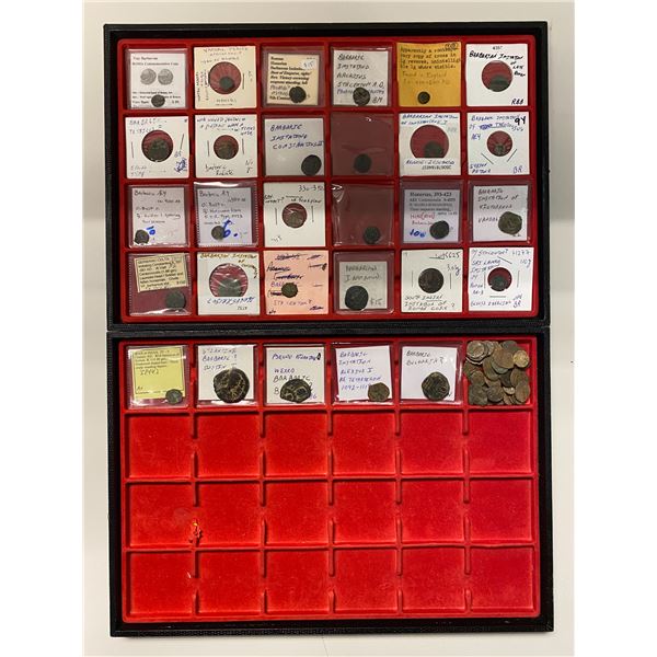ROMAN EMPIRE: Barbarian Imitations, LOT of 72 coins