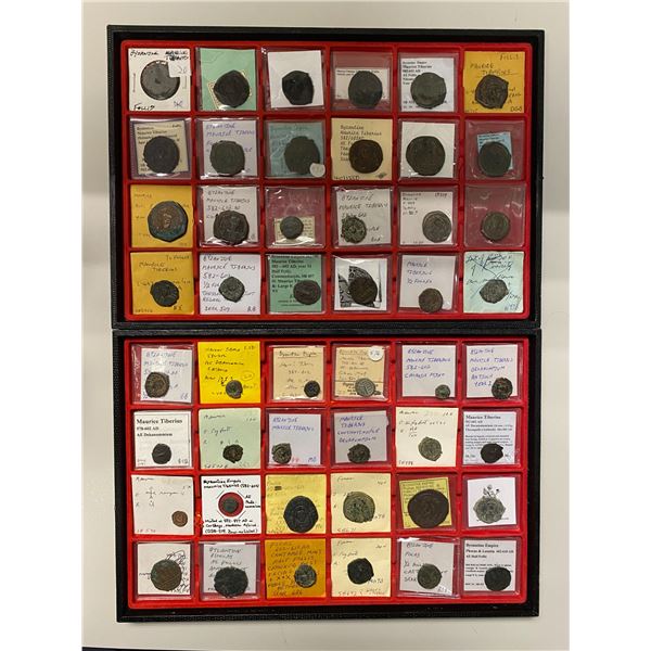 BYZANTINE EMPIRE: LOT of 55 pieces