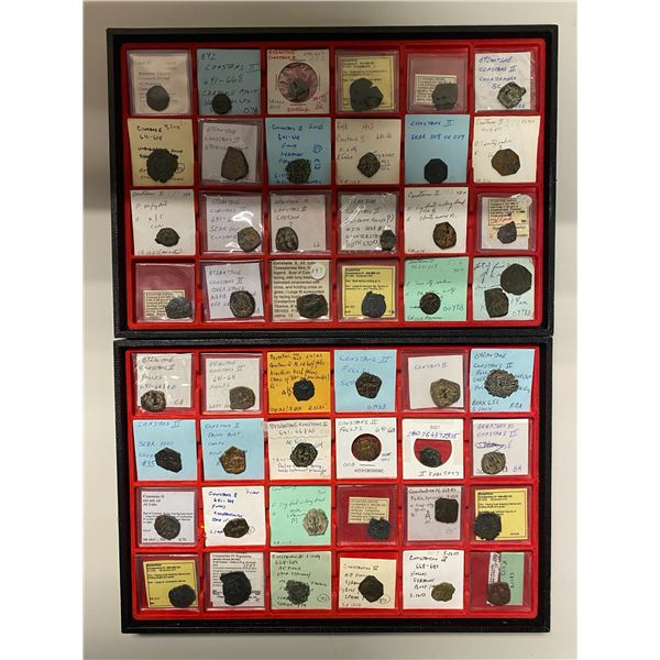 BYZANTINE EMPIRE: LOT of 72 coins