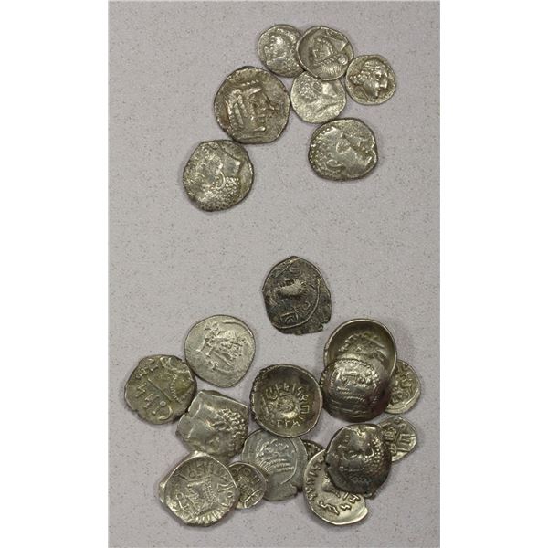 ANCIENT ARABIA: SOUTH ARABIA: LOT of 22 silver coins