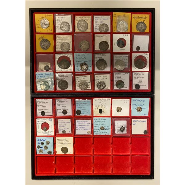 ANCIENT CENTRAL ASIA: LOT of 44 coins