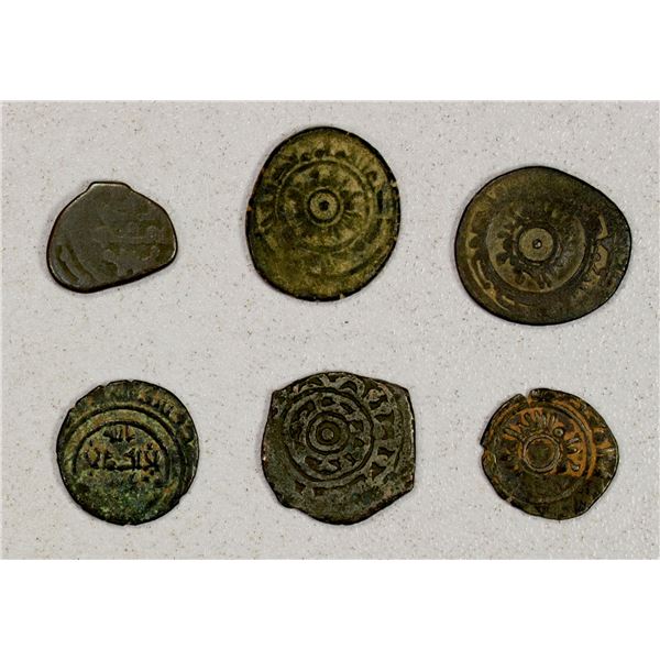 EARLY ISLAMIC: FATIMID: LOT of 6 billon dirhams aswad