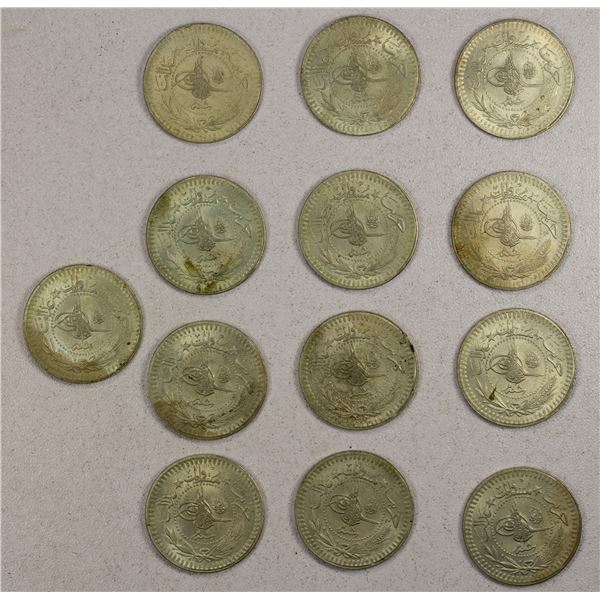 EARLY ISLAMIC: TURKEY: Ottoman Empire, LOT of 13 coins