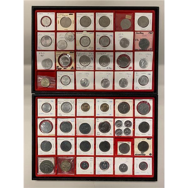 EARLY ISLAMIC: TURKEY: Republic, LOT of 170 base metal coins