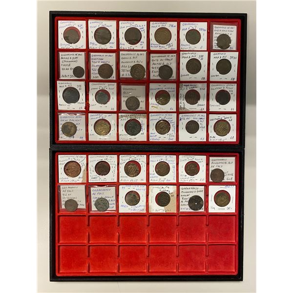 EARLY ISLAMIC: QARAKHANID: LOT of 36 coins