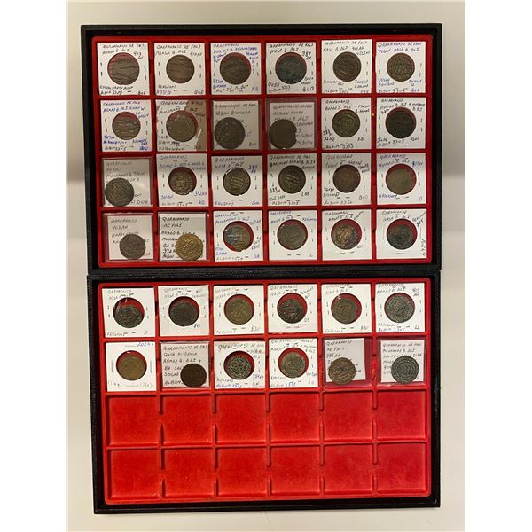 EARLY ISLAMIC: QARAKHANID: LOT of 36 coins