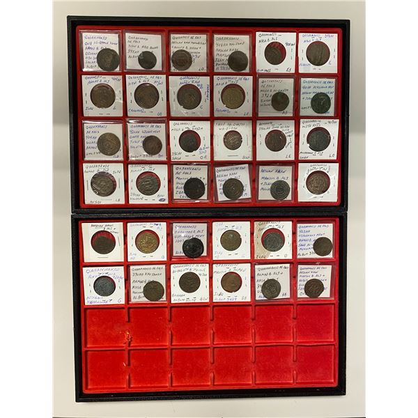 EARLY ISLAMIC: QARAKHANID: LOT of 36 coins