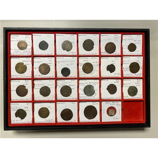 EARLY ISLAMIC: QARAKHANID: LOT of 23 coins
