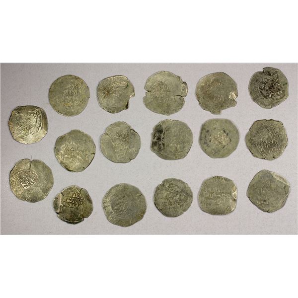 EARLY ISLAMIC: GHORID: Mahmud b. Muhammad, 1206-1212, LOT of 17 silver dirhams