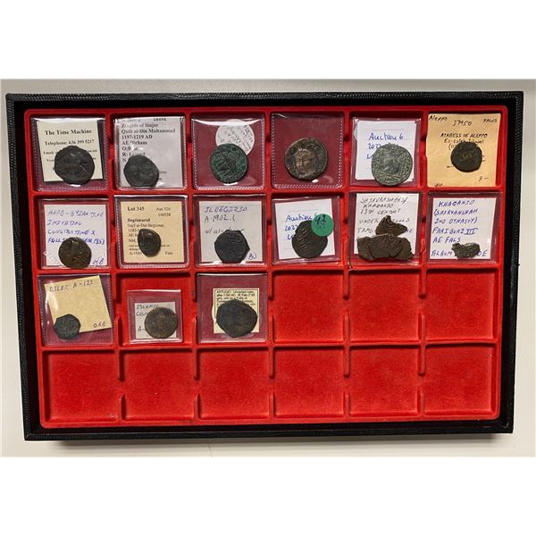 MEDIEVAL ISLAMIC: LOT of 18 coins