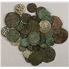 Image 1 : MEDIEVAL ISLAMIC: LOT of 34 copper and 6 small silver coins