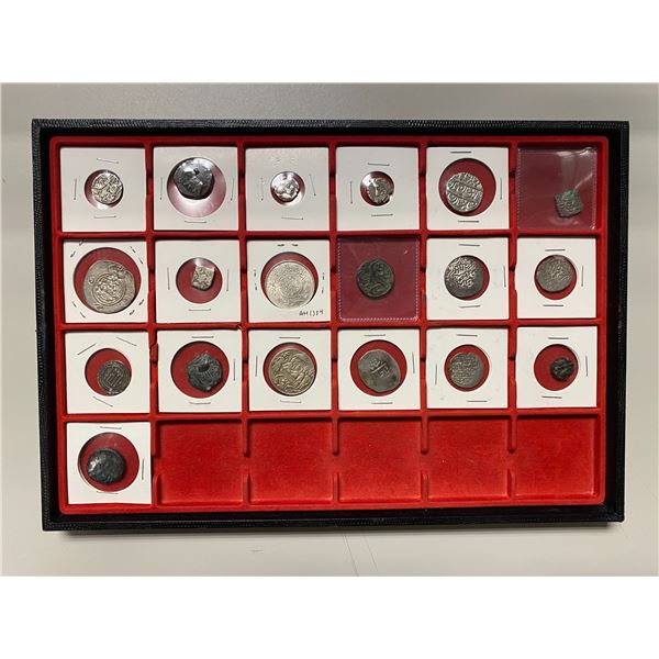 ISLAMIC & INDIA: LOT of 19 pieces, silver unless noted