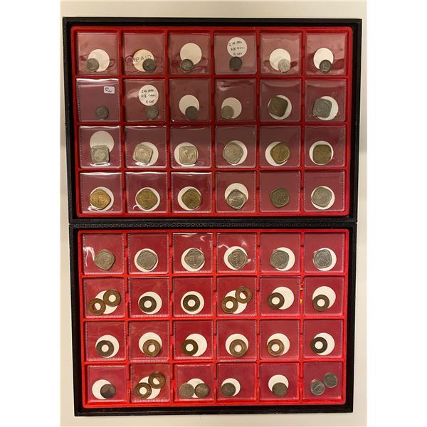 BRITISH INDIA: LOT of 77 coins