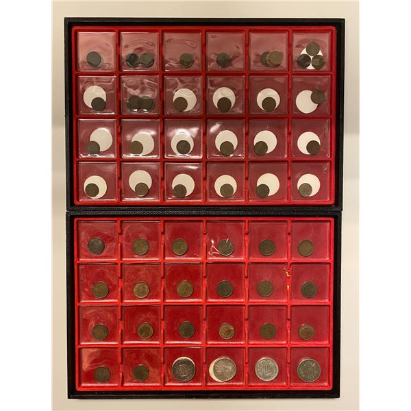 BRITISH INDIA: LOT of 71 coins