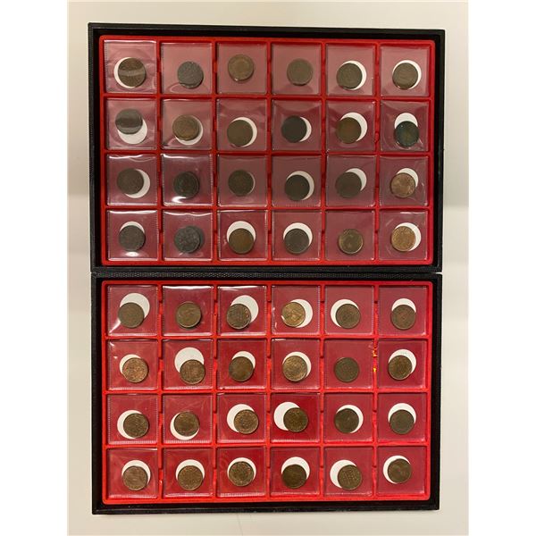 INDIA: LOT of 69 coins and tokens