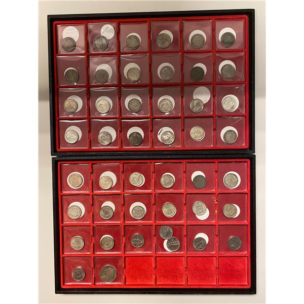 INDIA: LOT of 46 coins