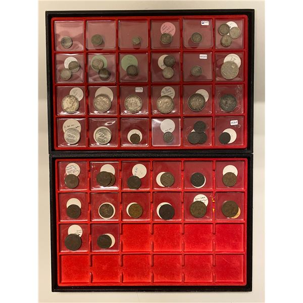 INDIA & STATES: LOT of 42 coins
