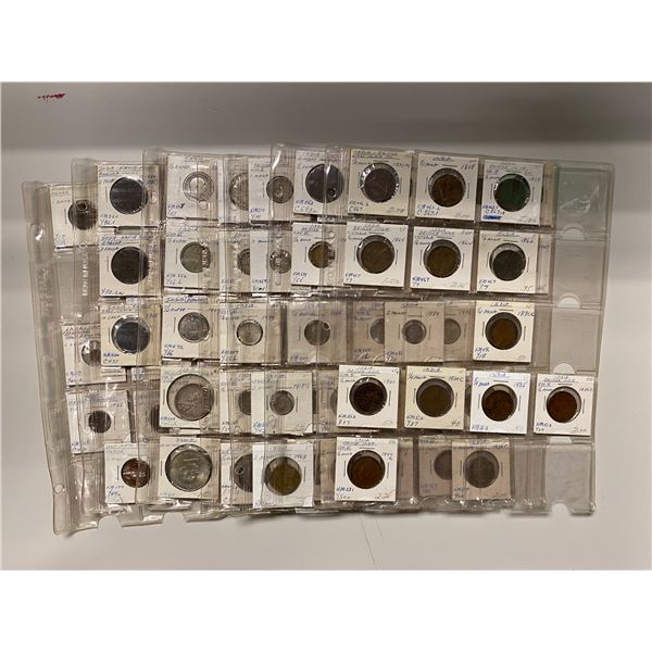 INDIA & STATES: LOT of 91 coins