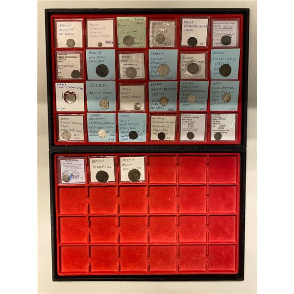 BALKAN STATES: LOT of 27 coins