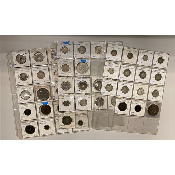 BRITISH COMMONWEALTH: LOT of 50 coins