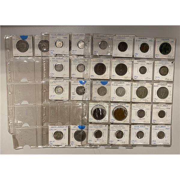 BRITISH COMMONWEALTH & RELATED: LOT of 39 coins