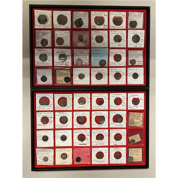 BULGARIA: LOT of 54 medieval coins