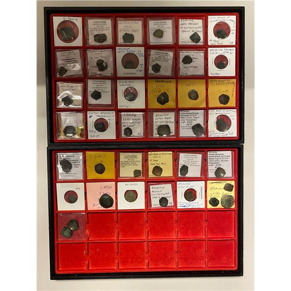 CRUSADER KINGDOMS: Latin Empire, LOT of 40 coins
