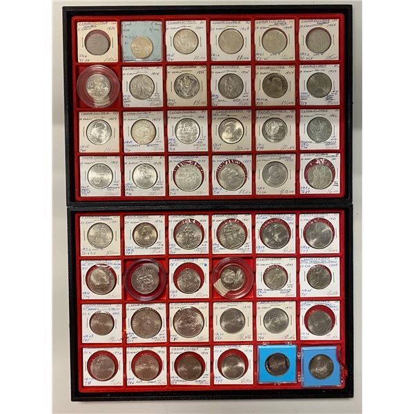 CZECHOSLOVAKIA: LOT of a 107 coins