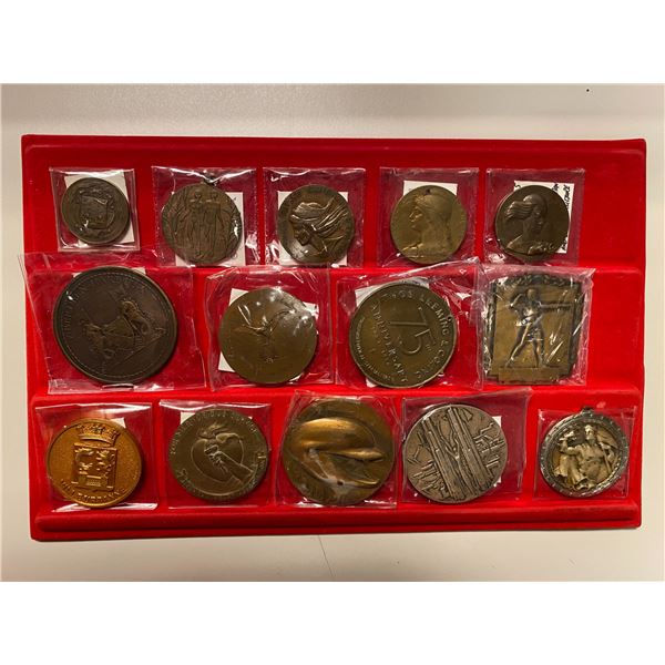EUROPE: LOT of 18 medals
