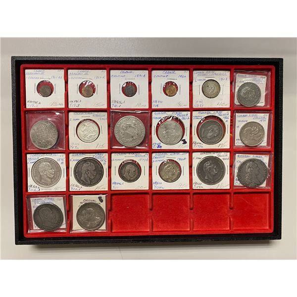 EUROPE: LOT of 20 coins