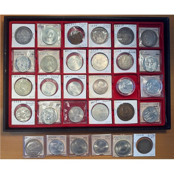 EUROPE: LOT of 30 coins and medals