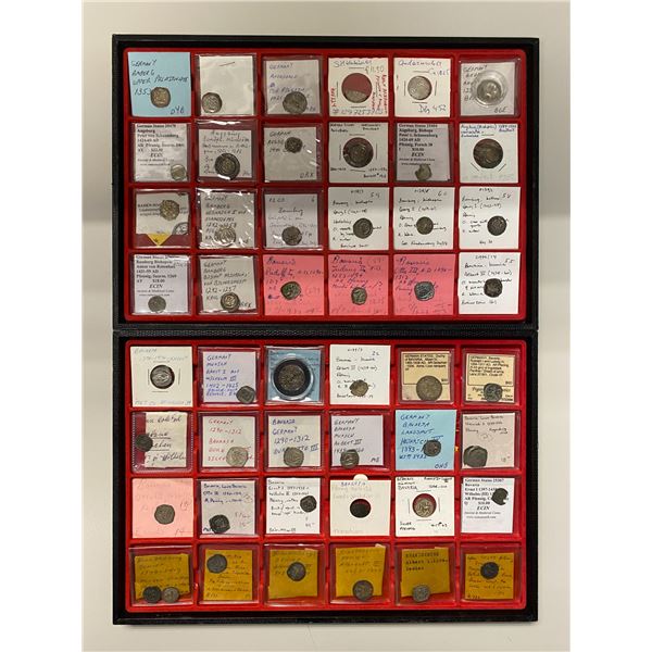 GERMANY: STATES: LOT of 122 coins