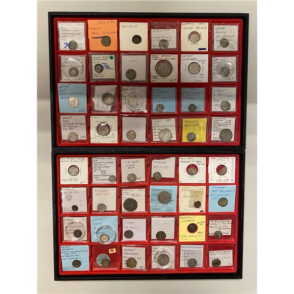 GERMANY: STATES: LOT of 111 coins