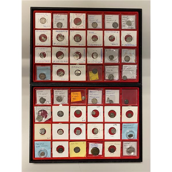 GERMANY: STATES: LOT of 104 coins