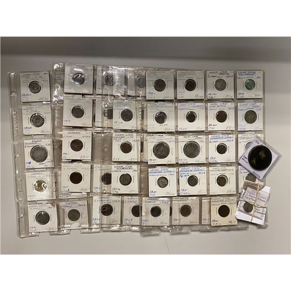GERMANY: STATES, ETC.: LOT of 66 coins