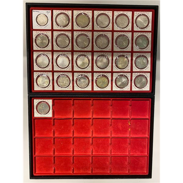 GERMANY: LOT of 25 silver coins