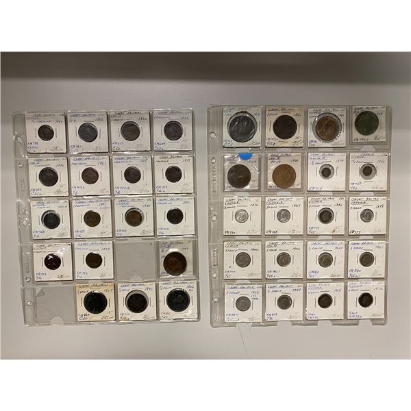GREAT BRITAIN: LOT of 38 coins