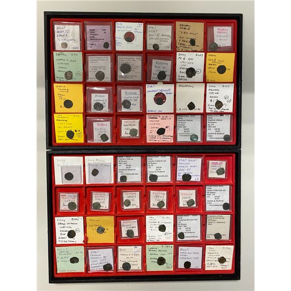 ITALY: SICILY: LOT of 61 coins