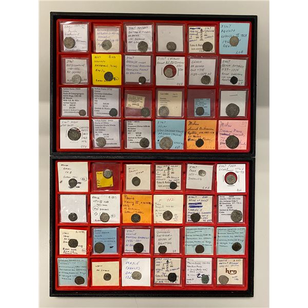 ITALY: STATES: LOT of 58 coins