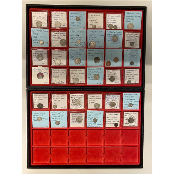 LIVONIAN ORDER: LOT of 38 coins