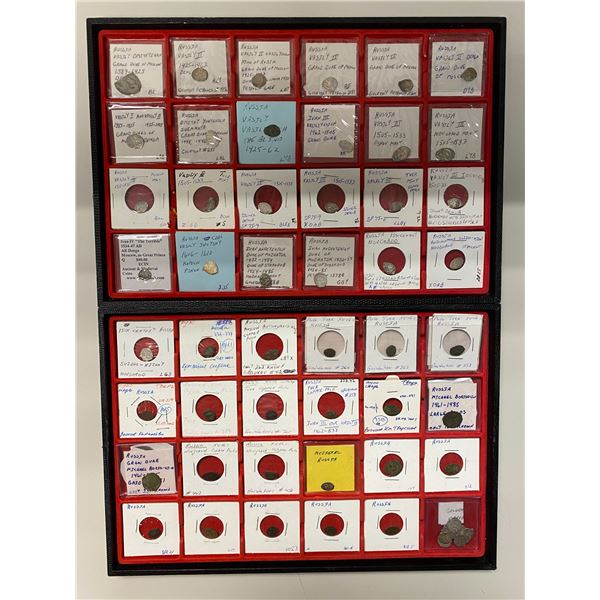 RUSSIA: Medieval, LOT of 66 coins